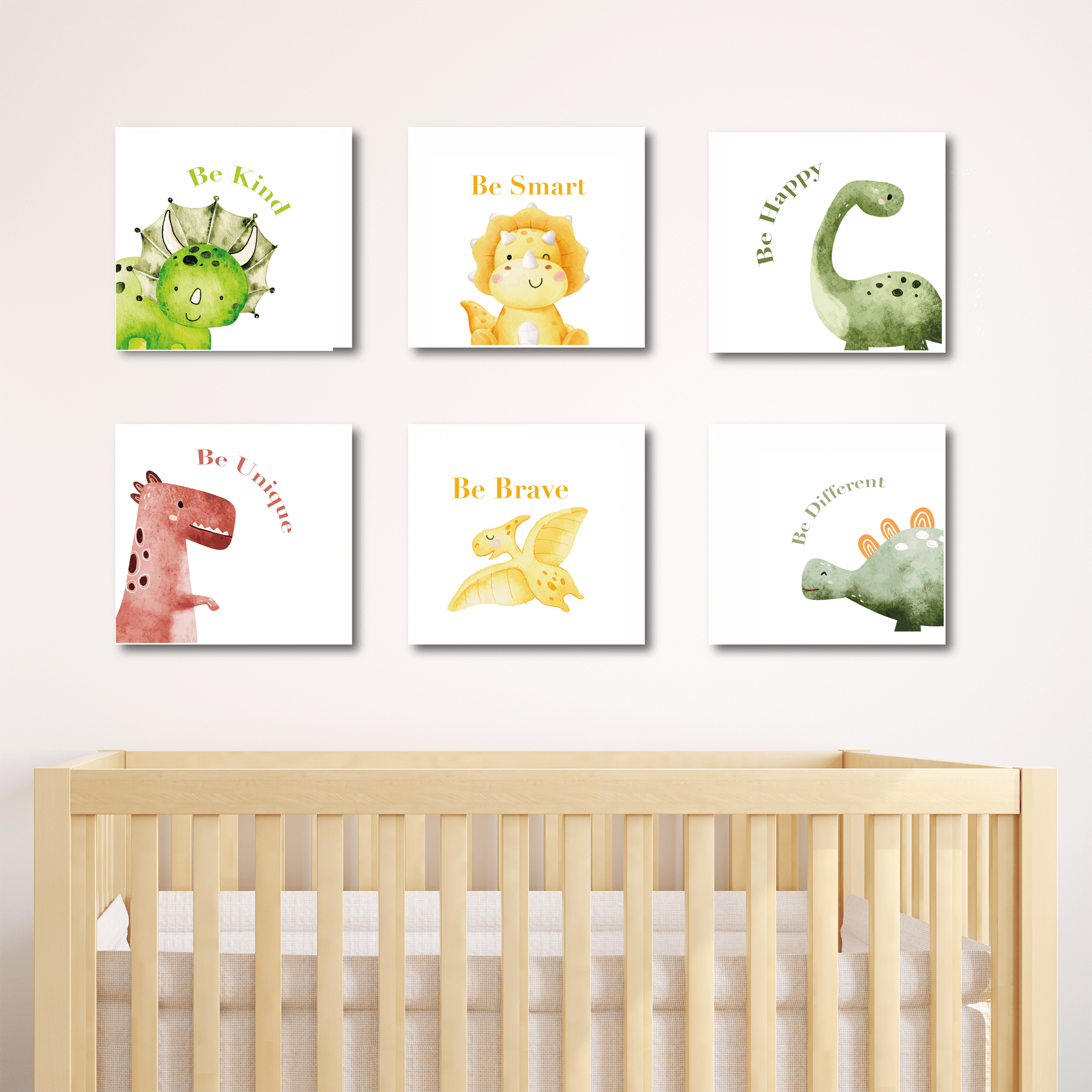 Dinos Con Frase - 30x30cm - NEUTRO