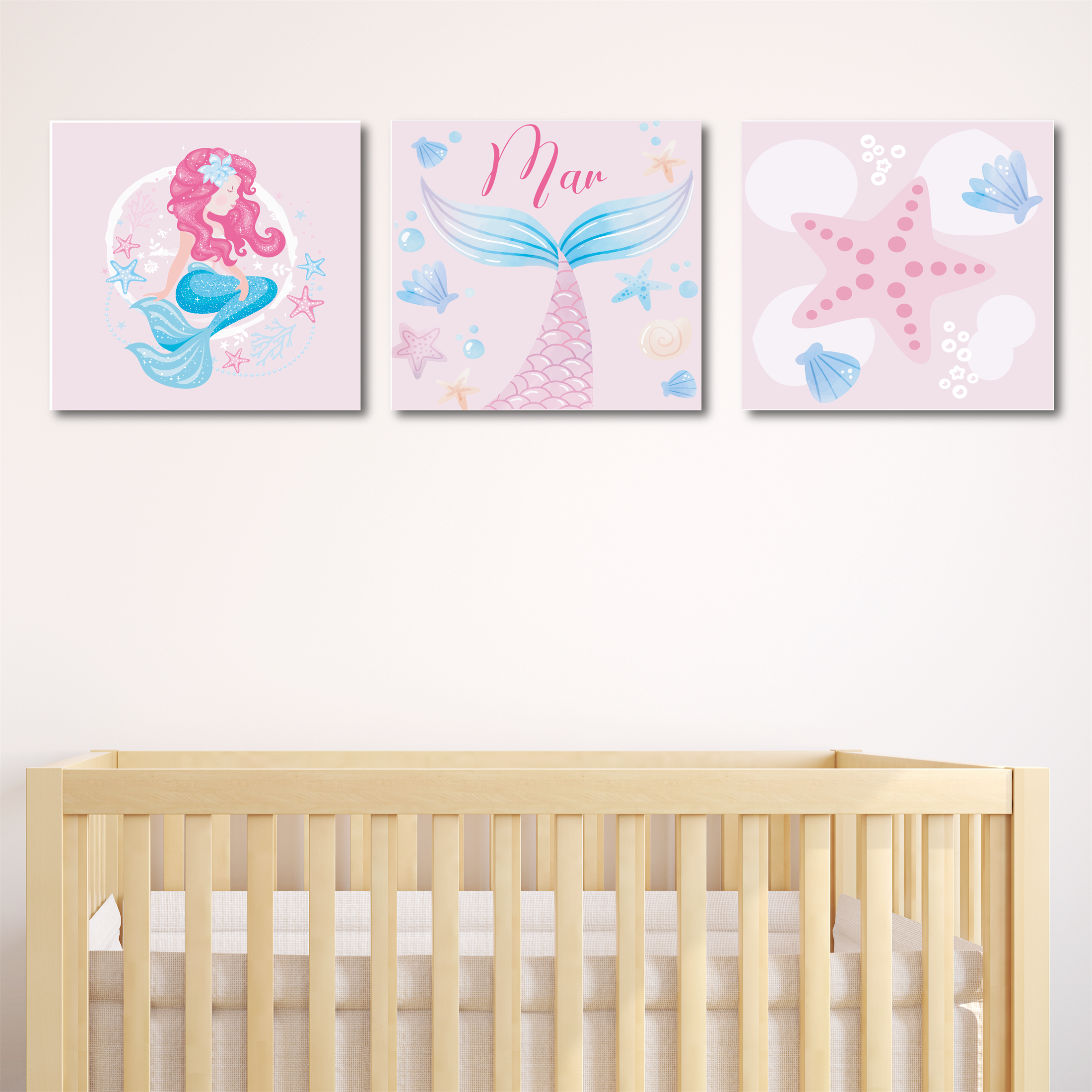 Sirenas - 30x30cm - NIÑA