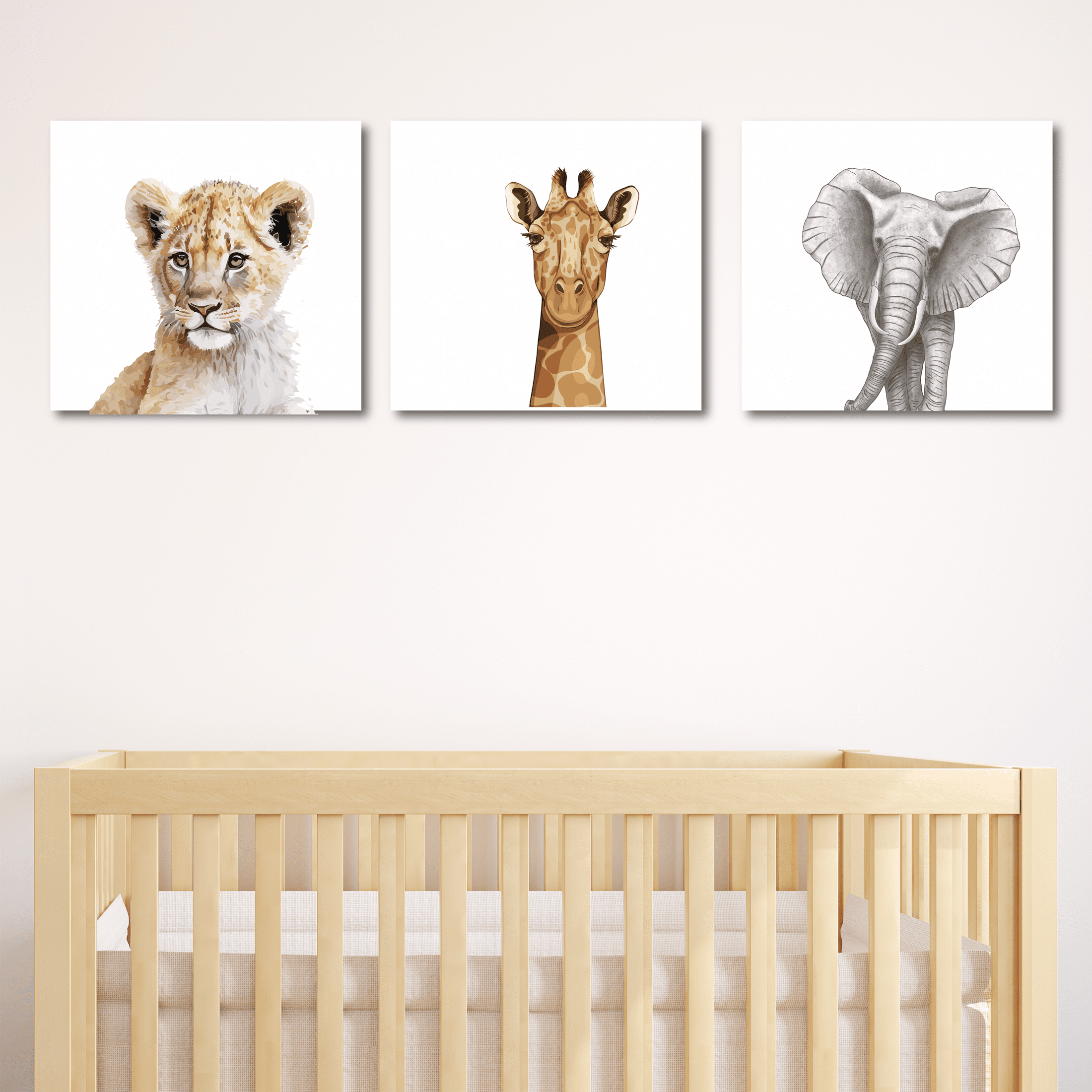 Animales Selva 1 - 30x30cm - NEUTRO