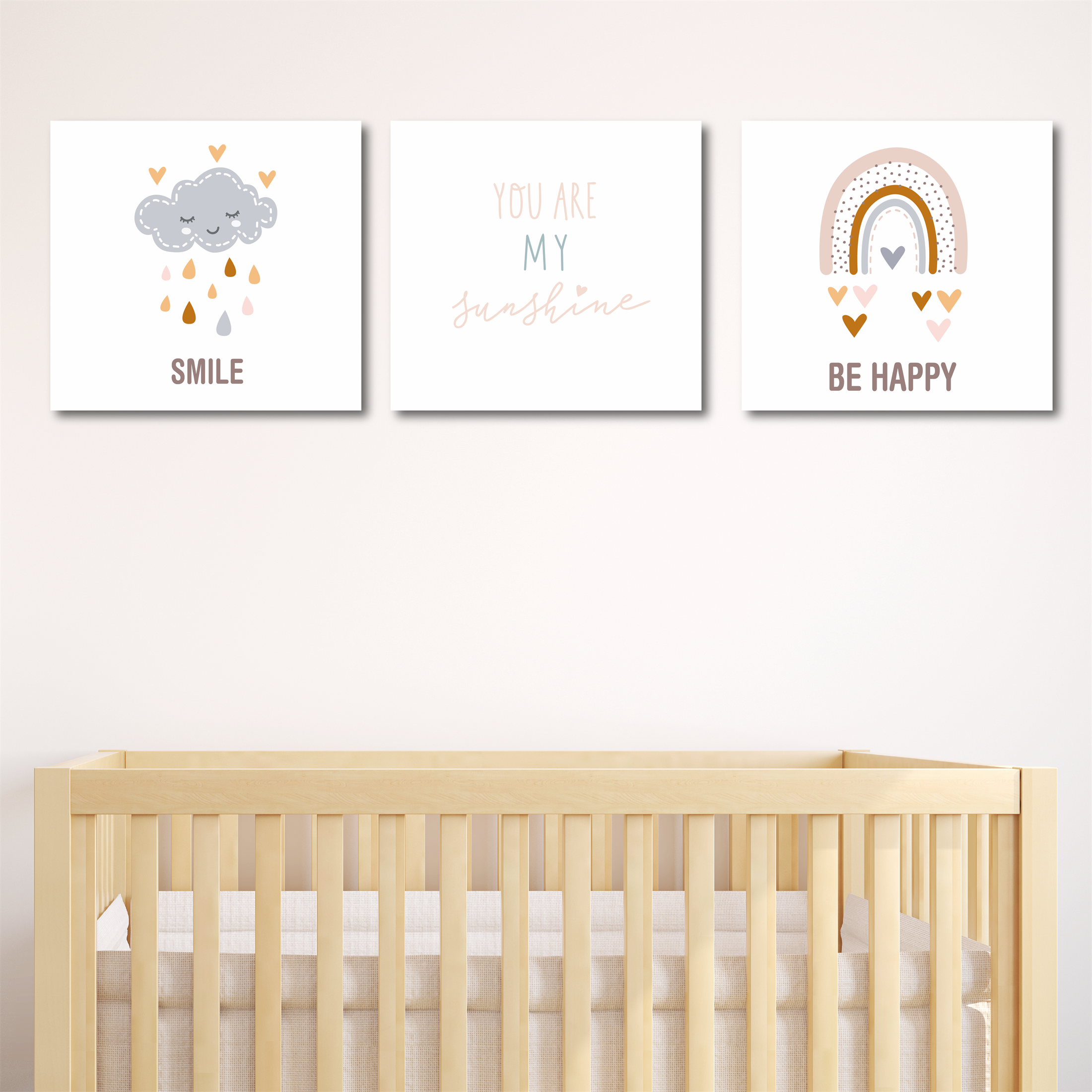 Arcoiris Y Nube - 30x30cm - NIÑA