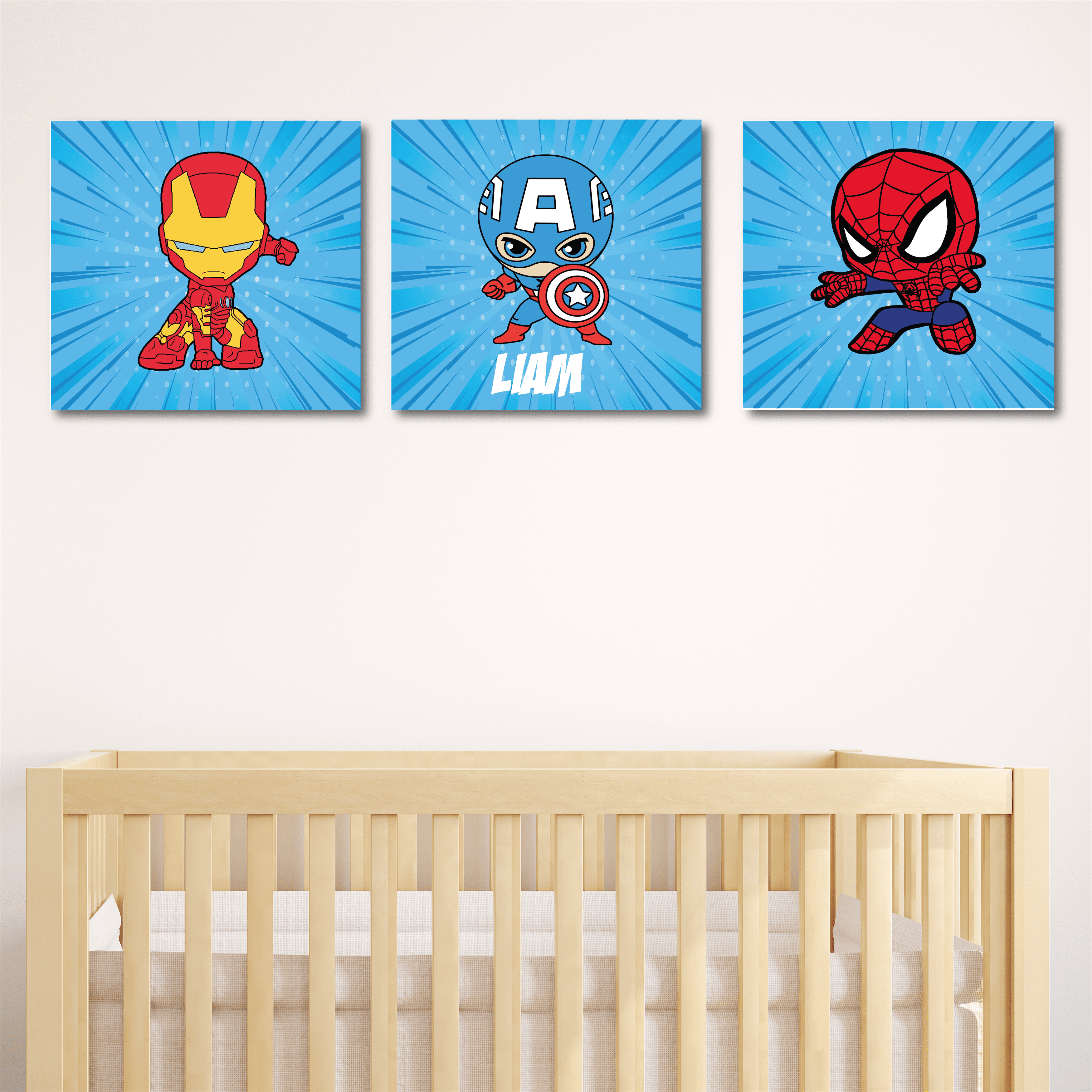 Super Heroes - 30x30cm - NIÑO