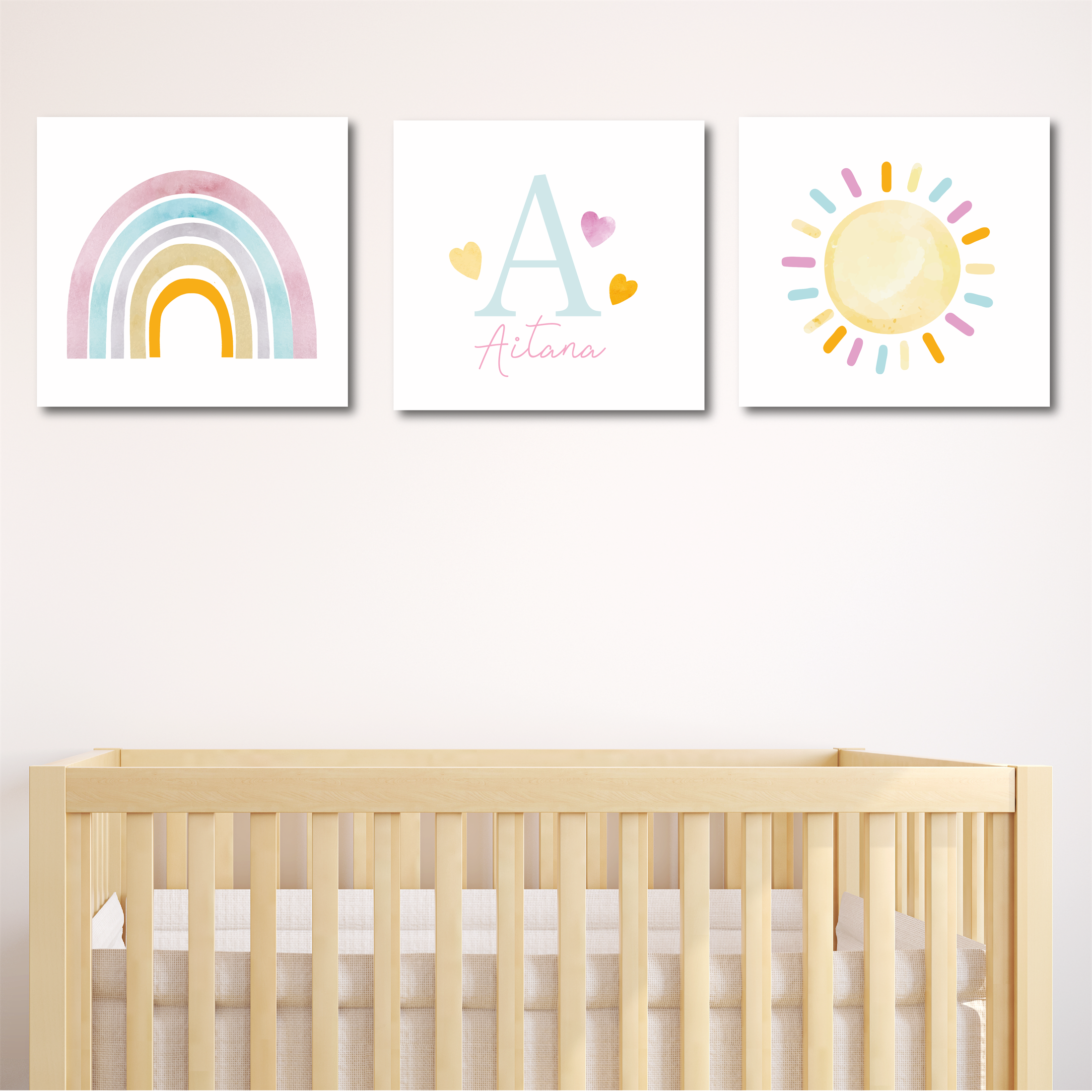 Arcoiris - 30x30cm - NIÑA