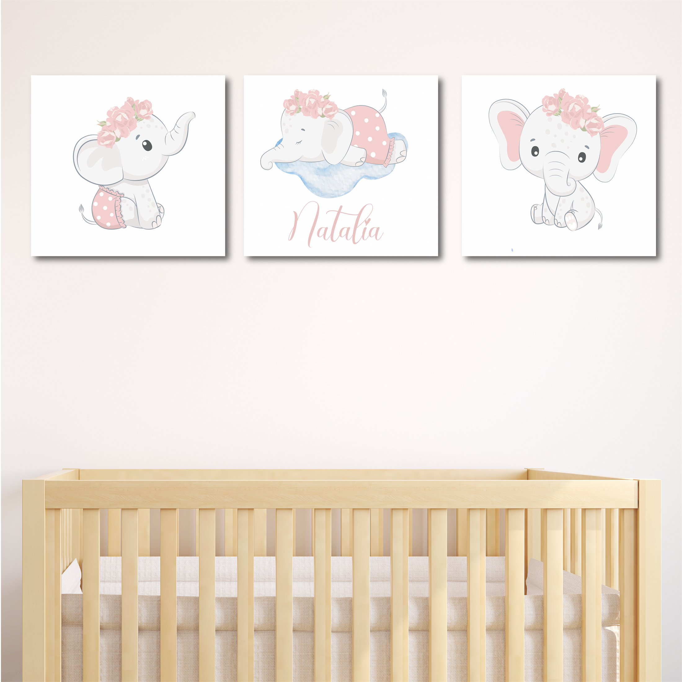 Elefanta 2 - 30x30cm - NIÑA