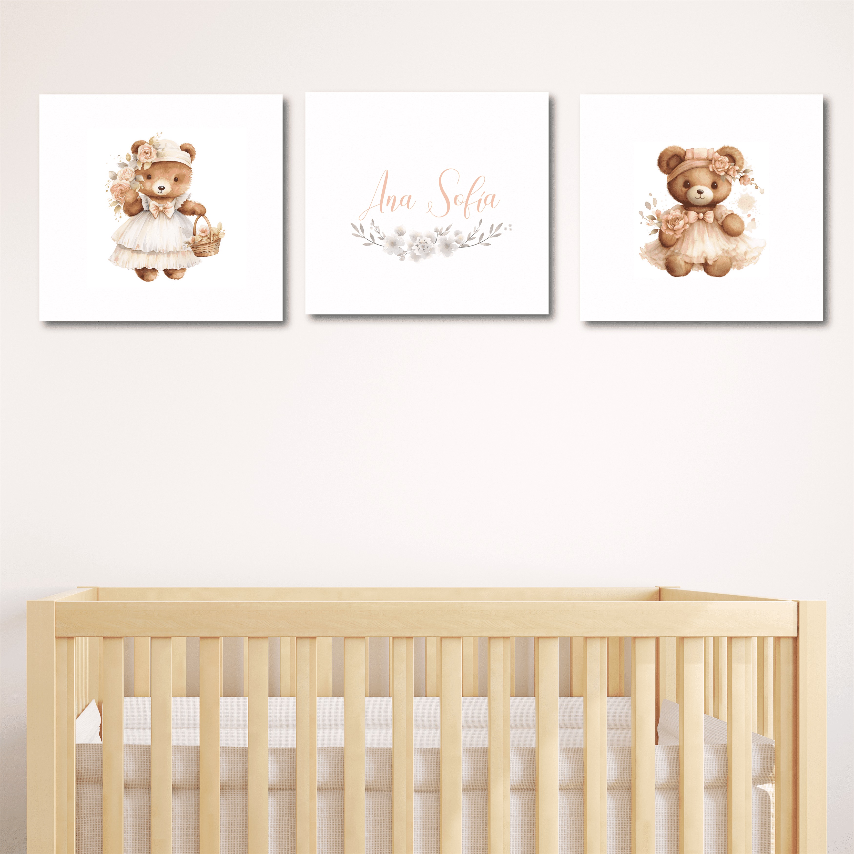 Osas Con Nombre - 50x50cm - NEUTRO