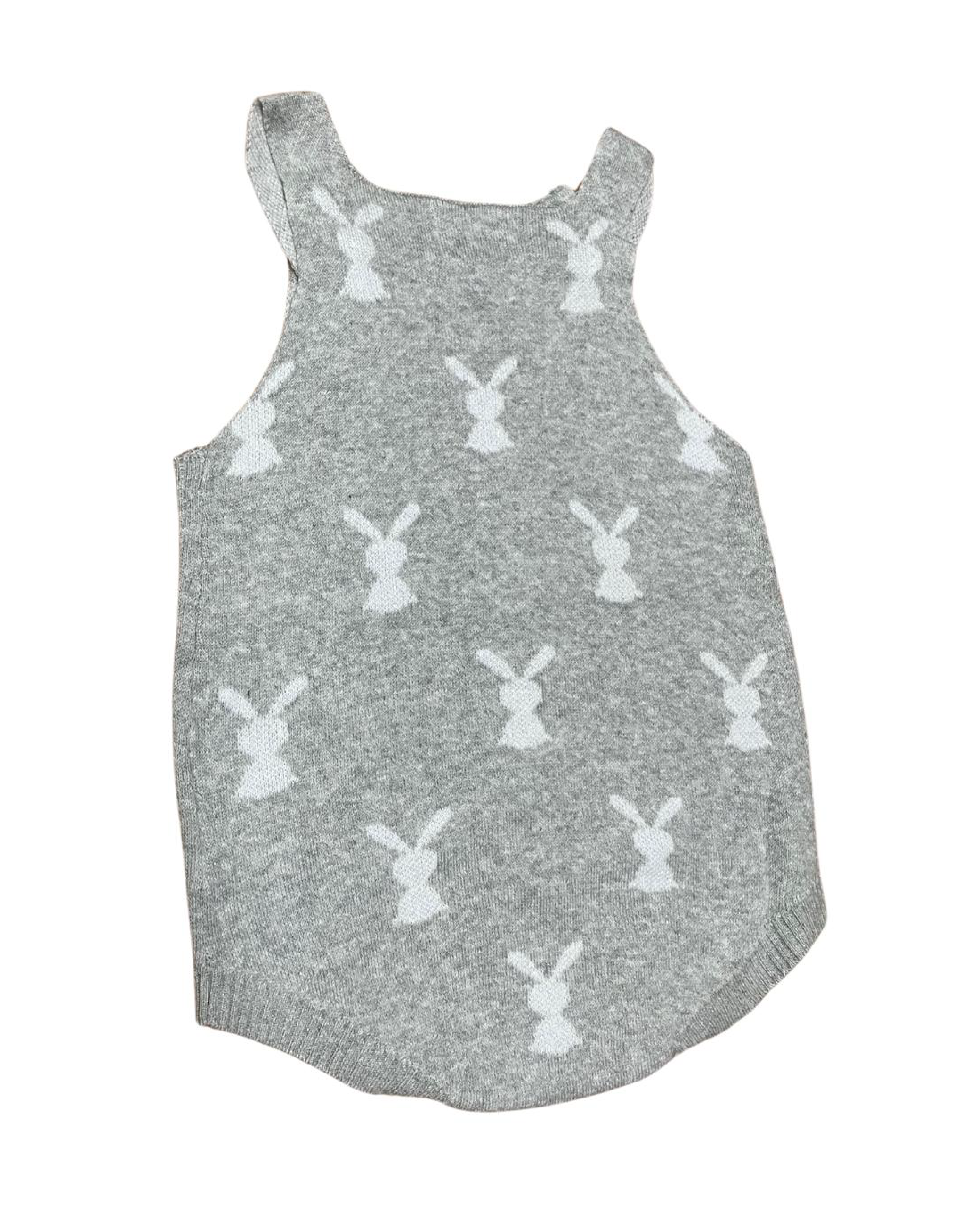 Ropa Overoll punto conejo gris