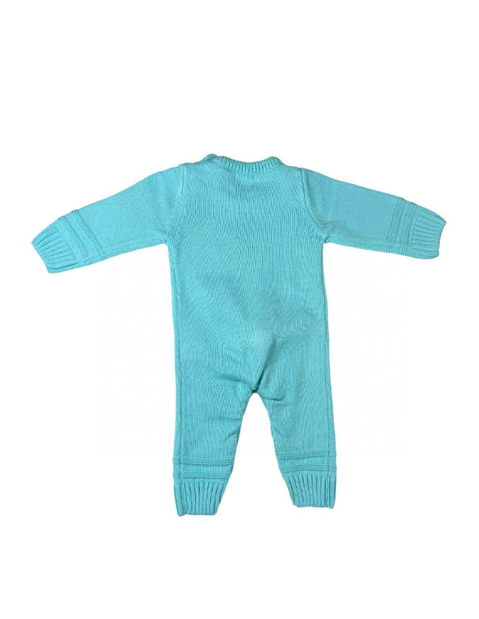 Ropa Mameluco conejo turqueza