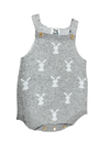 Ropa Overoll punto conejo gris